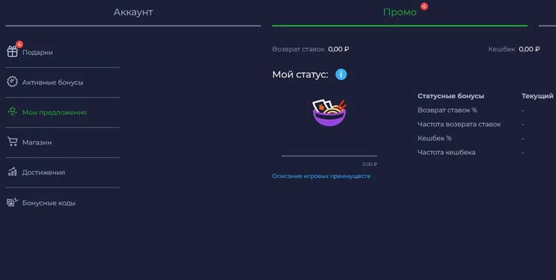 Личный кабинет